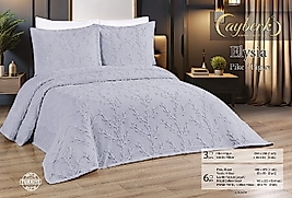 ELYSİA Çift Kişilik Pike Takımı 3 Parçalı