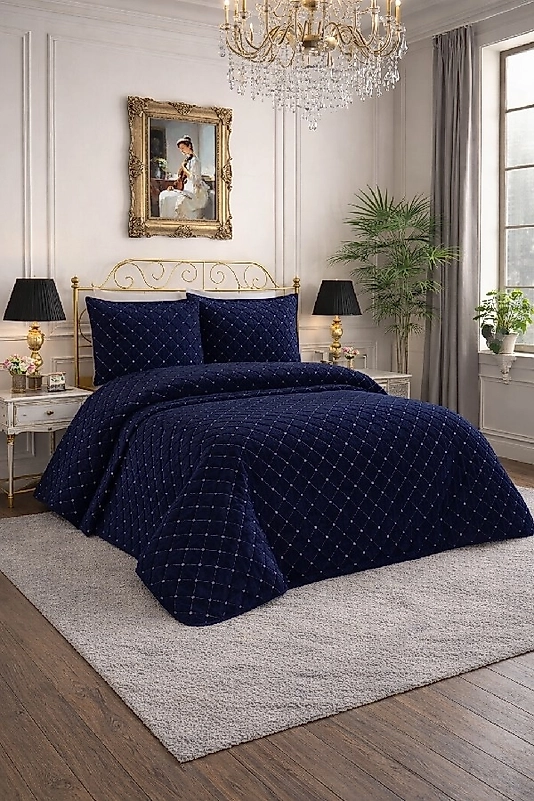 NALIA Çift Kişilik Kapitoneli Yatak Örtüsü