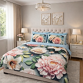 Gülendam Çift Kişilik Nevresim Takımı 6 parçalı