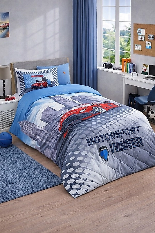 UYKU SETİ TEK KİŞİLİK 4 PARÇALI