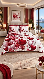 LOVELY Çift Kişilik Uyku Seti Lastikli Çarşaflı 6 Parçalı