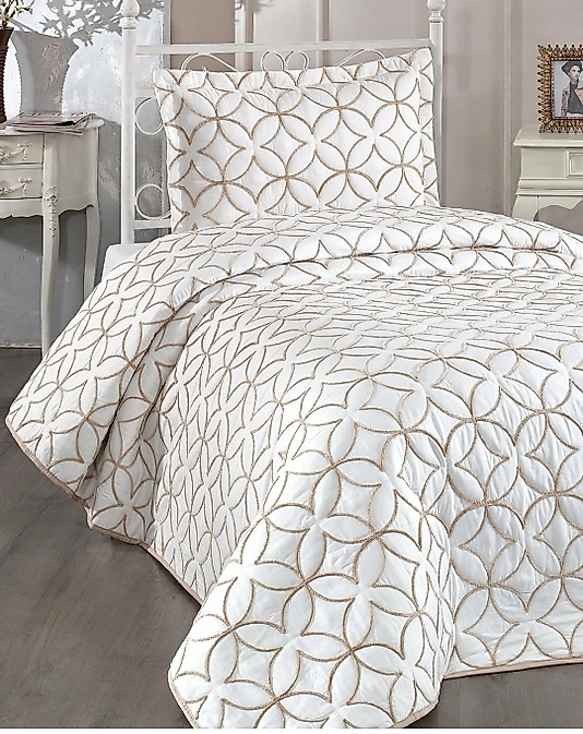 ELIZABETH YATAK ÖRTÜSÜ - KREM