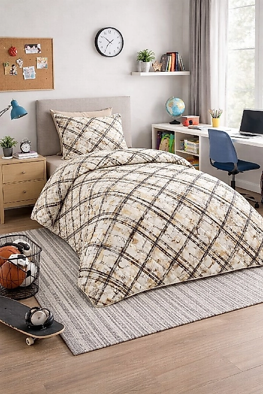 UYKU SETİ TEK KİŞİLİK 4 PARÇALI