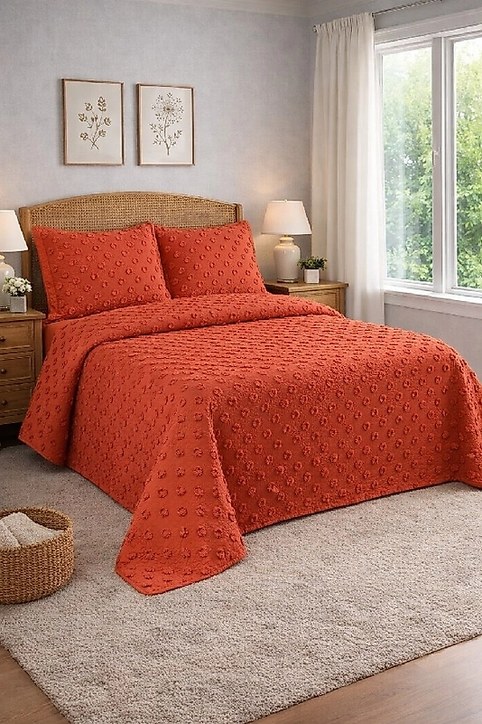 PONPON ÇİFT KİŞİLİK PİKE TAKIMI