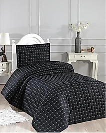 HANDAN YATAK ÖRTÜSÜ - SİYAH