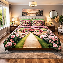 Aşk Yolu Çift Kişilik Nevresim Takımı 6 Parçalı