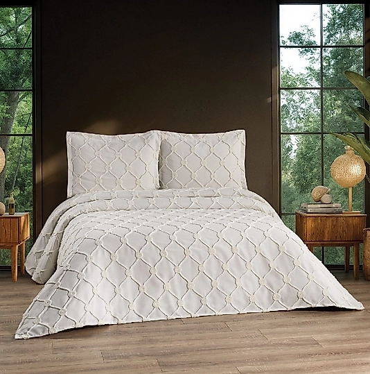 NİRVA Çift Kişilik Pike Takımı 3 Parçalı