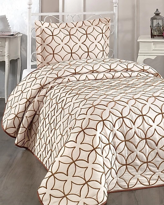 ELIZABETH YATAK ÖRTÜSÜ - BEJ