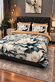 Manolya Çift Kişilik Nevresim Takımı 6 Parçalı